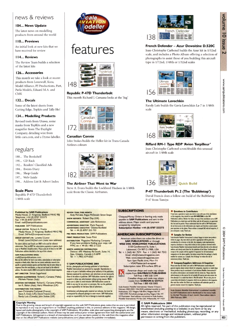 Scale Aviation Modeller International 2004-02